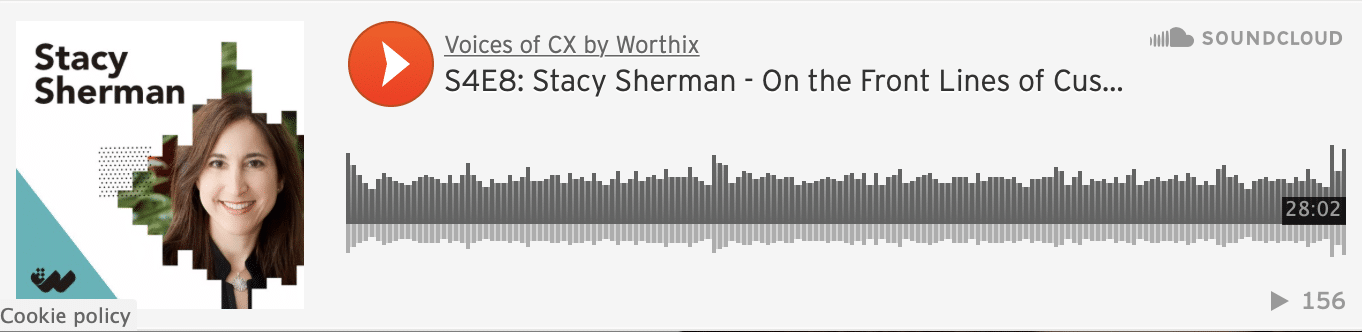 Stacy Sherman Joins Voices of CX Podcast Show To Discuss Ways To Increase Customer Excellence.