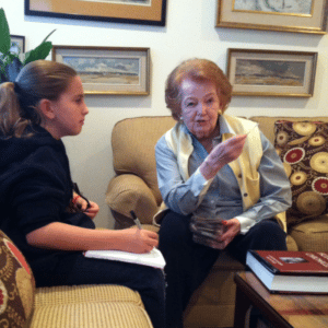 Lindsey Sherman Interviews Holocaust Survivor Marsha Kreuzman.